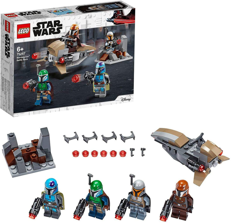 LEGO Star Wars Mandalorian Battle Pack Set with 4 75267 – Retired & Sealed