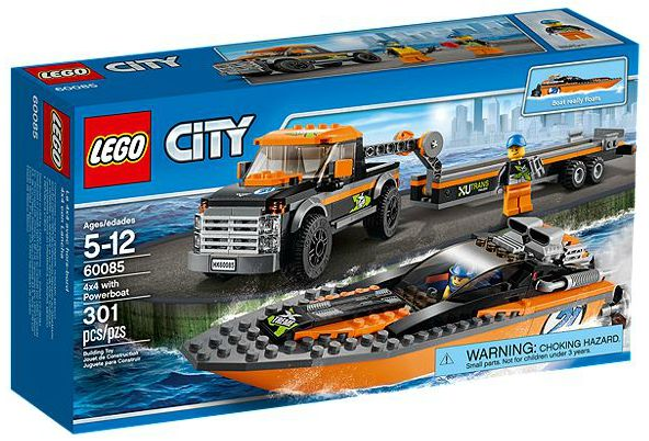 LEGO 4x4 with Powerboat 60085 – Retired & Sealed