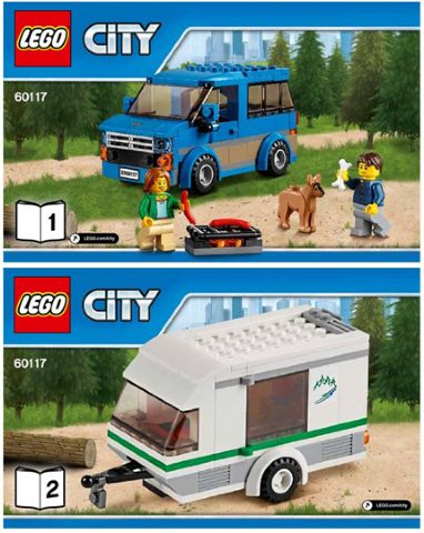 LEGO Van & Caravan 60117 – Retired & Sealed