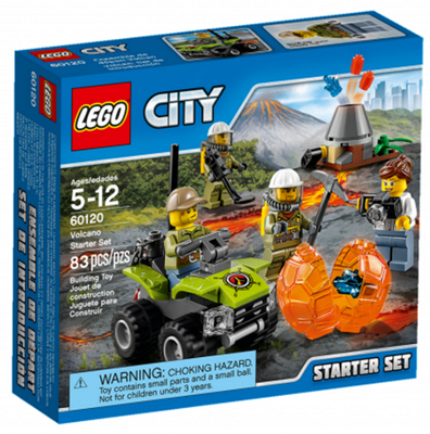 LEGO Volcano Starter Set 60120 – Retired & Sealed