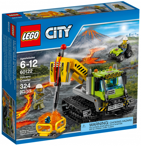 LEGO Volcano Crawler 60122 – Retired & Sealed