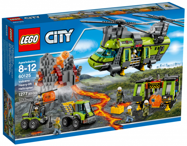 LEGO Volcano Heavy-Lift Helicopter 60125 – Retired & Sealed