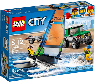 LEGO 4x4 with Catamaran 60149 – Retired & Sealed