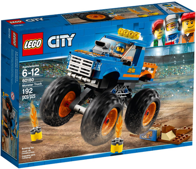LEGO City Starke Fahrzeuge Monster-Truck, Kinder 60180 – Retired & Sealed