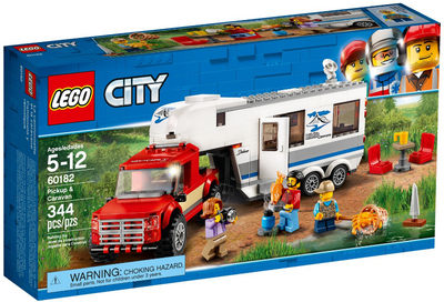 LEGO City Starke Fahrzeuge Pickup und Wohnwagen 60182 – Retired & Sealed