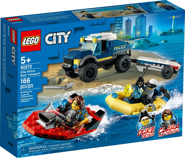 LEGO 60272 Elite Police Boat Transport 60272 sealed box front