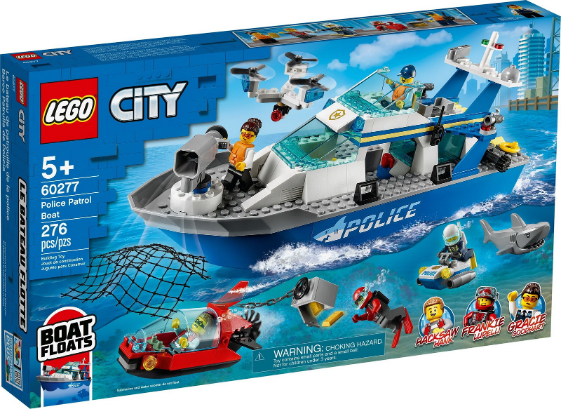 LEGO Police Patrol Boat 60277 – Retired & Sealed