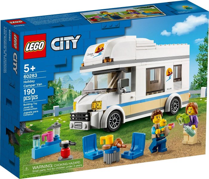 LEGO City Great Vehicles Holiday Camper Van Toy Car 60283 – Retired & Sealed