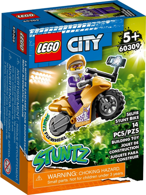 LEGO City Stuntz Selfie Stunt Bike Show Set with 60309 – Retired & Sealed