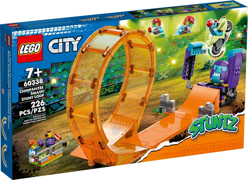 LEGO Chimpanzee Smash Stunt Loop 60338 – Retired & Sealed