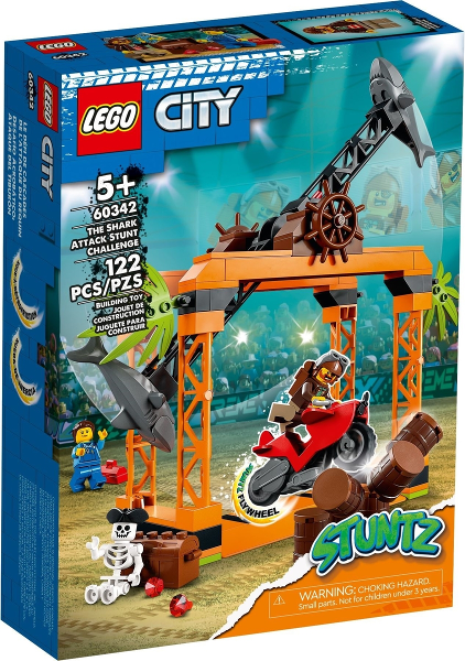 LEGO The Shark Attack Stunt Challenge 60342 – Retired & Sealed
