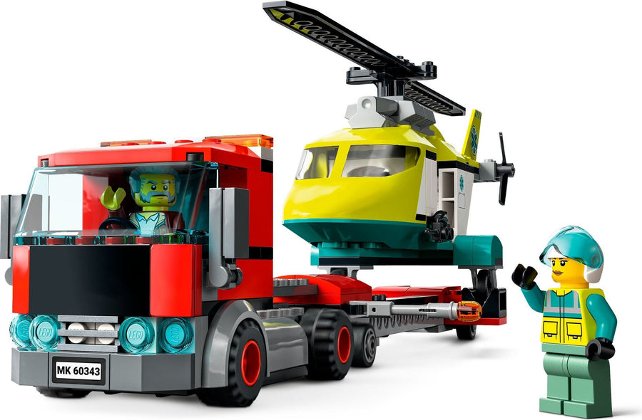 LEGO Rescue Helicopter Transporter 60343 – Retired & Sealed