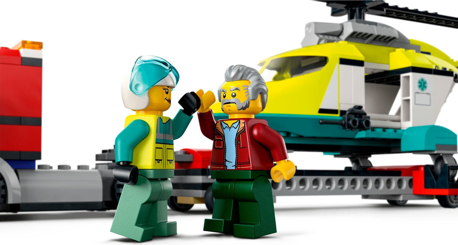 LEGO Rescue Helicopter Transporter 60343 – Retired & Sealed