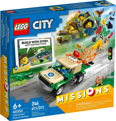 LEGO Wild Animal Rescue Missions 60353 – Retired & Sealed