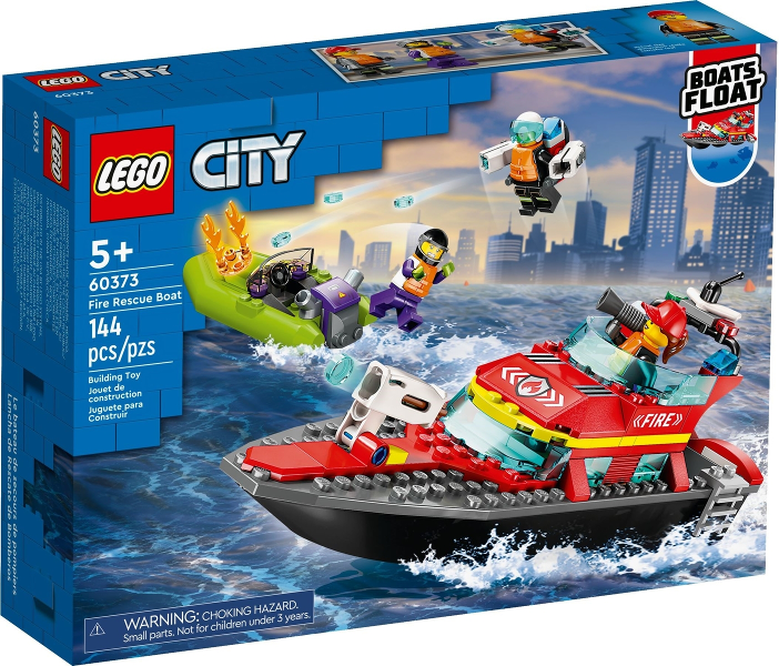 LEGO 60373 Fire Rescue Boat 60373 sealed box front