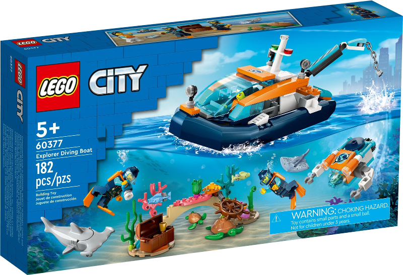 LEGO City Meeresforscher-Boot 60377 – Retired & Sealed