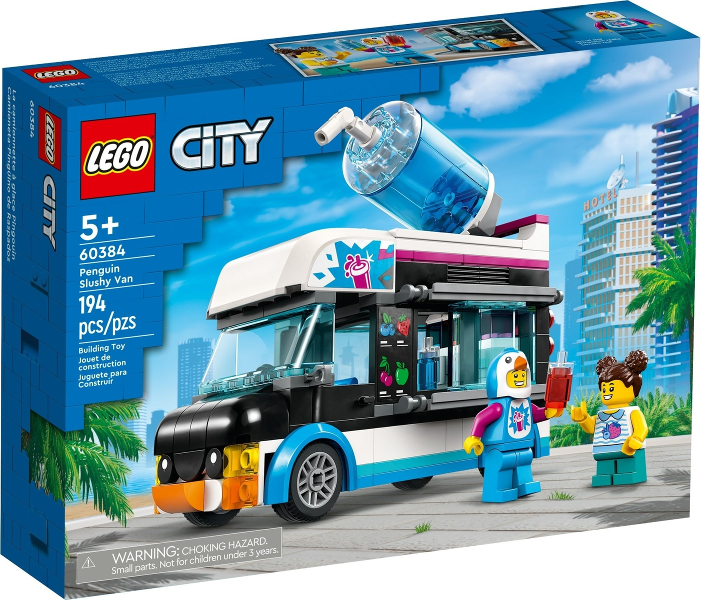 LEGO City Penguin Slushy Van, Truck Toy for 5 Plus 60384 – Retired & Sealed