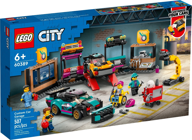 LEGO 60389 Custom Car Garage 60389 sealed box front
