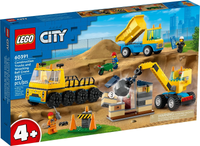 LEGO 60391 Construction Trucks and Wrecking Ball Crane 60391 sealed box front