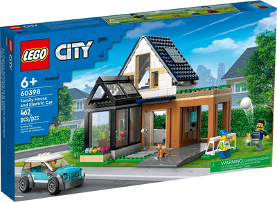 LEGO City Family House and Electric Car 60398 – Retired & Sealed