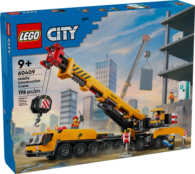 LEGO Yellow Mobile Construction Crane 60409 – Sealed UK Stock