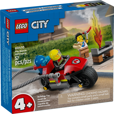 LEGO Fire Rescue Motorcycle 60410 – Sealed UK Stock
