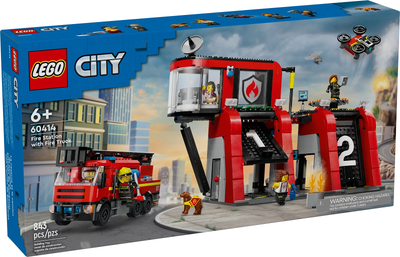 LEGO Fire Station with Fire Truck 60414 – Sealed UK Stock