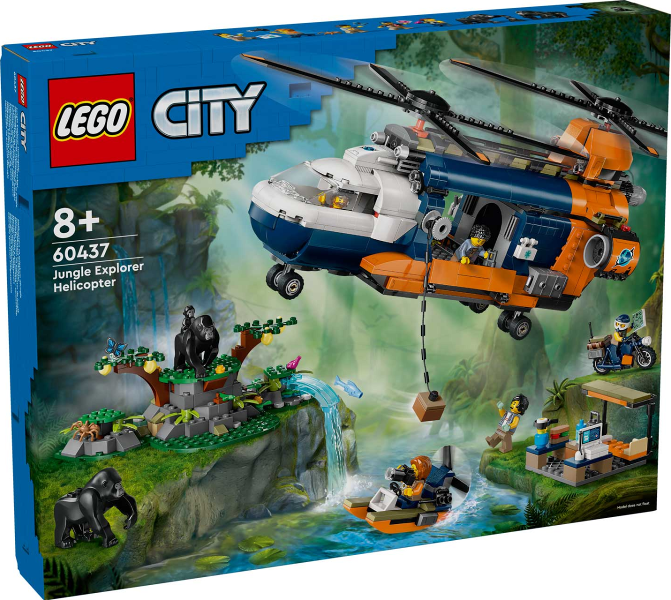LEGO Jungle Explorer Helicopter at Base Camp 60437 – Sealed UK Stock