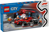 LEGO 60443 F1 Pit Stop & Pit Crew with Ferrari Car 60443 sealed box front