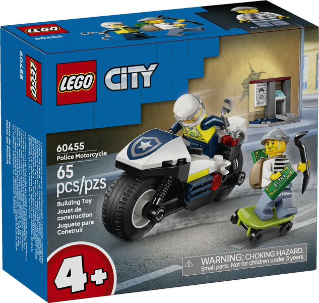LEGO 60455 Police Motorcycle chase 60455 sealed box front