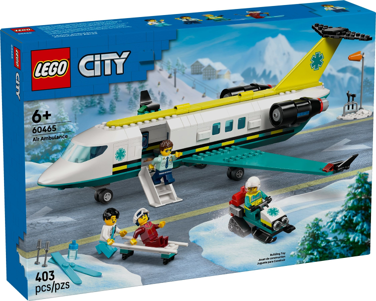LEGO 60465 Emergency Air Ambulance Airplane 60465 sealed box front