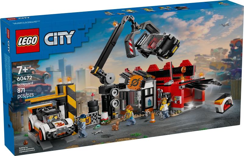 LEGO 60472 Scrapyard with Cars 60472 sealed box front