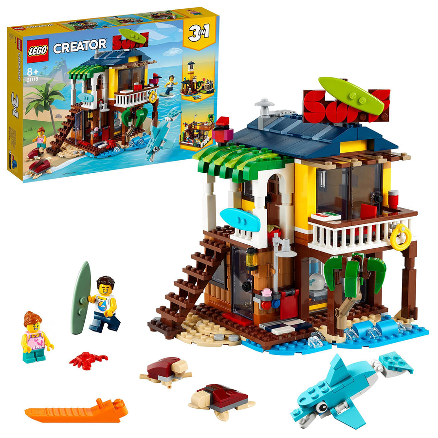 LEGO Creator 3 in 1 Surfer Beach House 31118 – Retired & Sealed