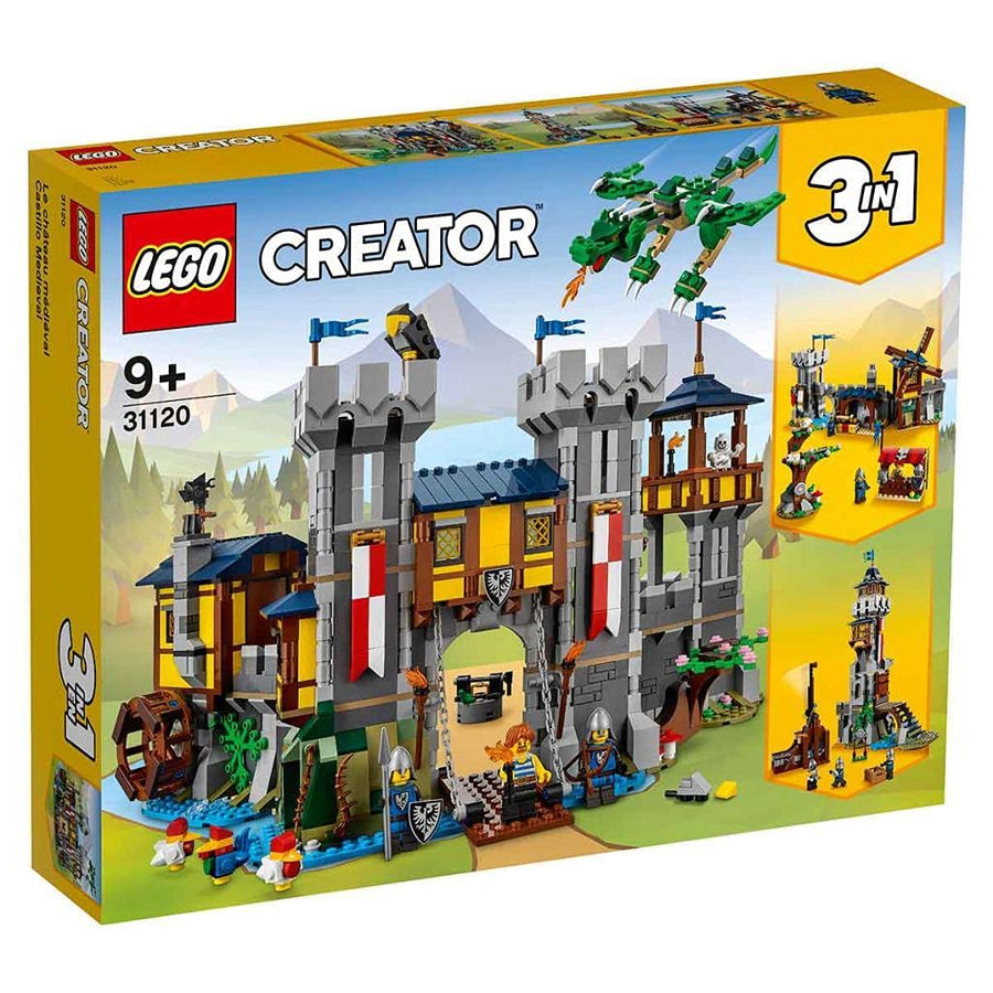 LEGO Creator 3in1 Medieval Castle Toy to Tower or 31120 – Retired & Sealed