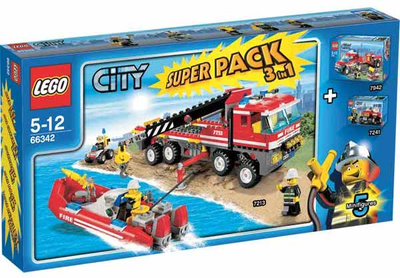 LEGO City Super Pack 3 in 1 66342 – Retired & Sealed