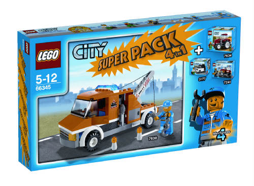LEGO City Super Pack 4 in 1 66345 – Retired & Sealed