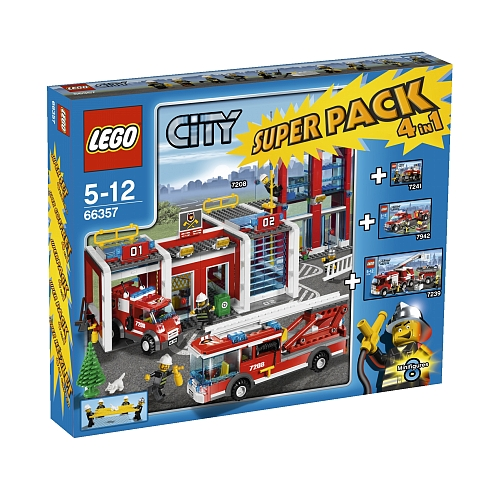 LEGO 66357 City Super Pack 4 in 1 66357 sealed box front