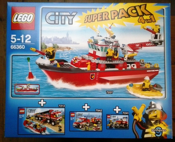 LEGO City Super Pack 4 in 1 66360 – Retired & Sealed