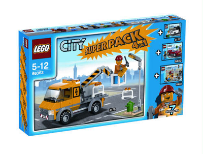 LEGO City Super Pack 4 in 1 66362 – Retired & Sealed