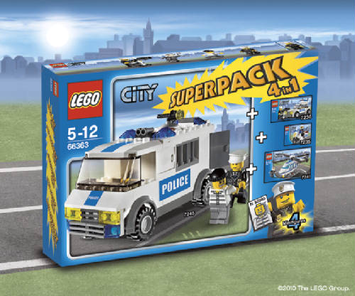 LEGO City Super Pack 4 in 1 66363 – Retired & Sealed
