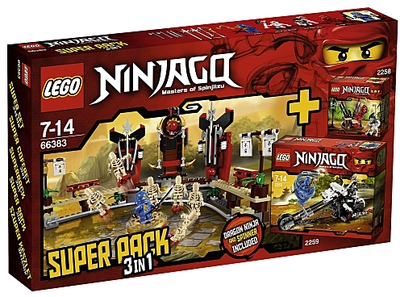LEGO Ninjago Super Pack 3 in 1 66383 – Retired & Sealed
