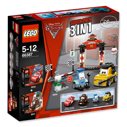 LEGO Cars 2 Super Pack 3 in 1 66387 – Retired & Sealed