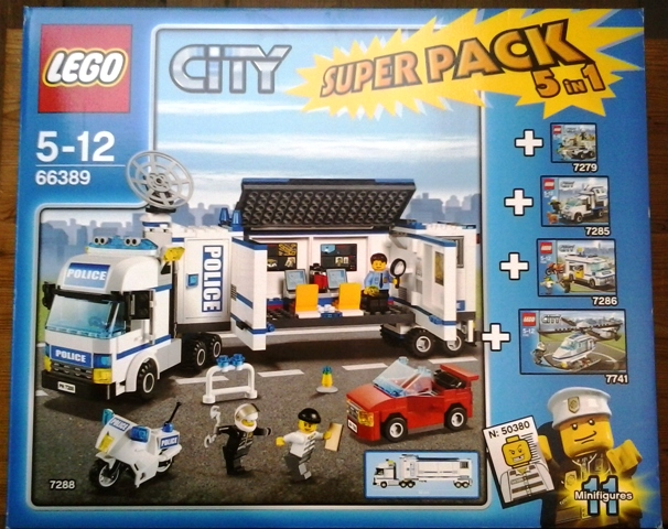LEGO City Super Pack 5 in 1 66389 – Retired & Sealed