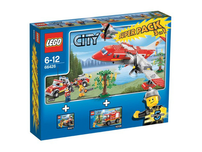 LEGO City Super Pack 3 in 1 66426 – Retired & Sealed