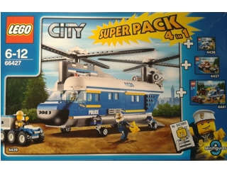 LEGO City Police Super Pack 4 in 1 66427 – Retired & Sealed