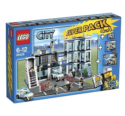 LEGO City Super Pack 4 in 1 66428 – Retired & Sealed