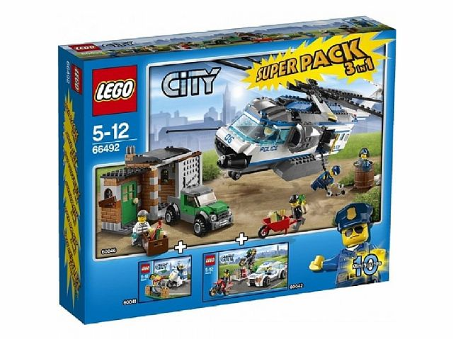 LEGO City Super Pack 3 in 1 66492 – Retired & Sealed