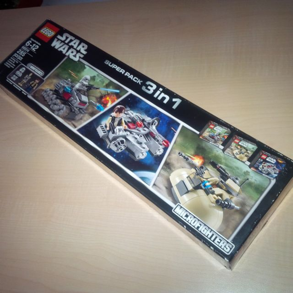 LEGO Star Wars Microfighters Super Pack 3 in 1 66514 – Retired & Sealed