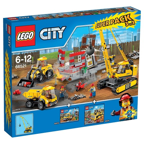 LEGO 66521 City Super Pack 3 in 1 66521 sealed box front