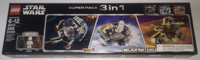 LEGO Microfighters Super Pack 3 in 1 66543 – Retired & Sealed